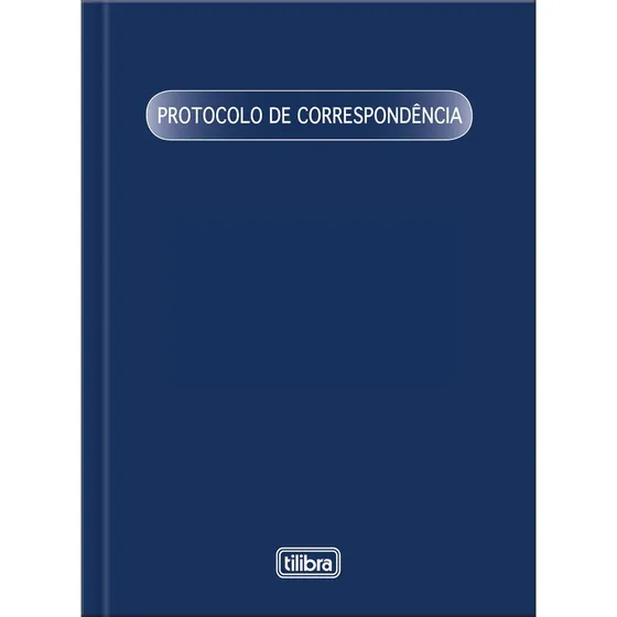 Livro Protocolo De Correspondência Capa Dura 52 Fls Tilibra