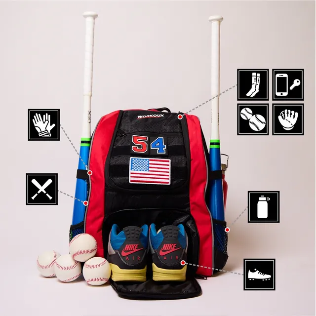 Bolso Workoux Para Béisbol Y Sóftbol