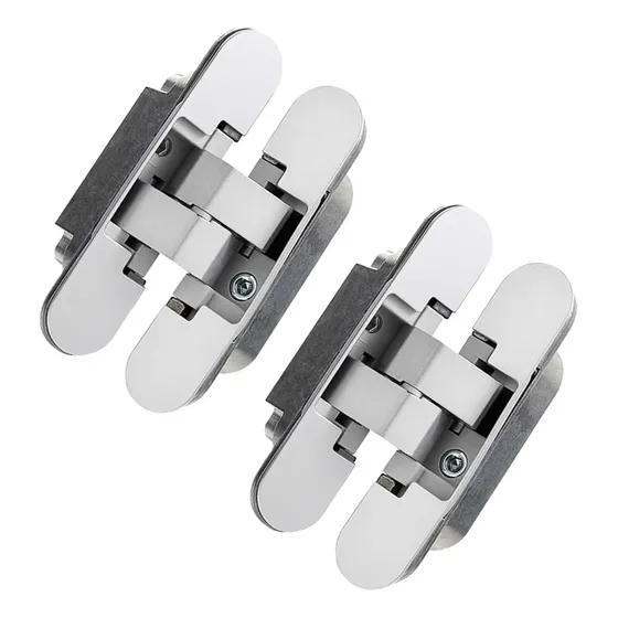 2 Bisagras Ocultas Ajustables De Zinc Para Puertas