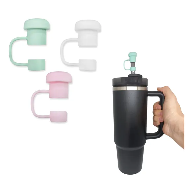 Tampa Protetora Para Canudo Copo Stanley Térmico Silicone