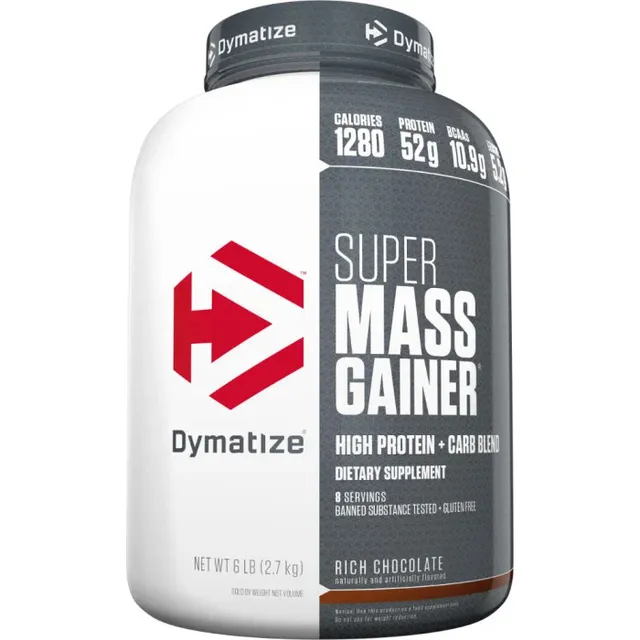 Dymatize Super Mass Gainer Chocolate Rico 2,7kg 6 Lbs