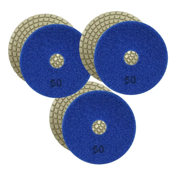 3 Lixa Diamantada Grão 50 Porcelanato Granito Marmoraria