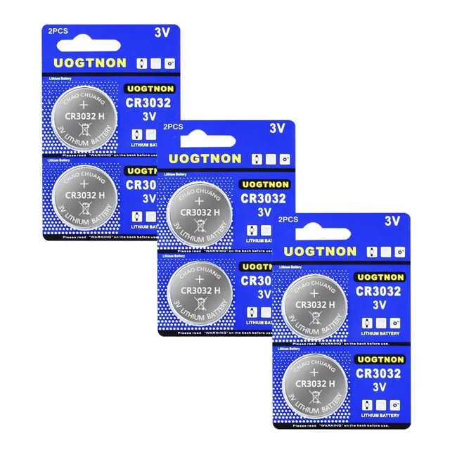 Uogtnon Cr3032 (batería De Litio Brv (6 Paquete)