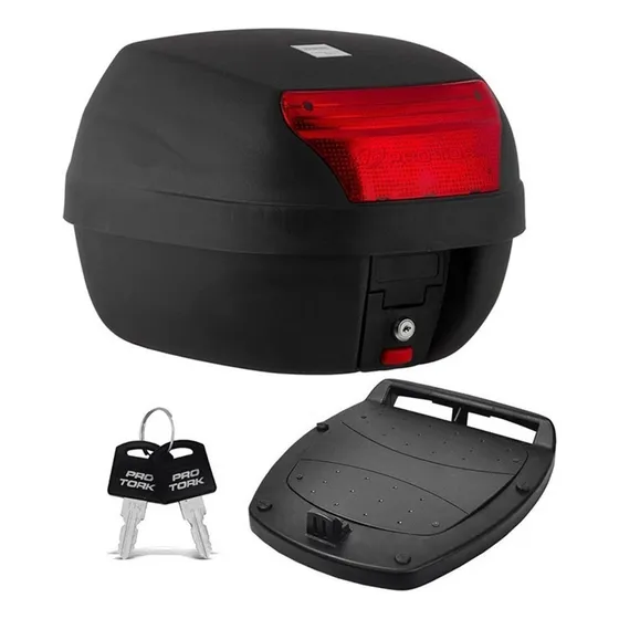 Baul Trasero Para Un Casco Smart Box 28 Lts. Negro Pro Tork