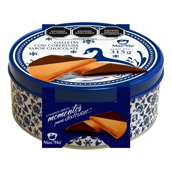 Abanico Macma Cisnes De Chocolate Sin Sal 315 g