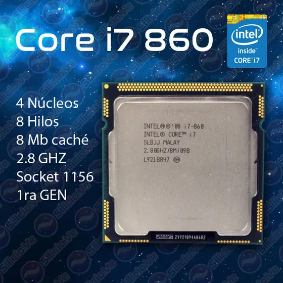 Procesador I7 860 1ra Generación Socket 1156