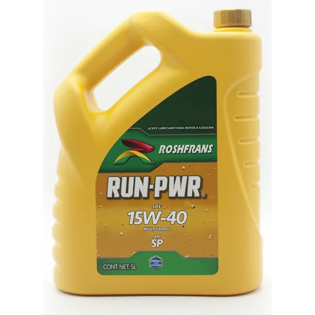 Aceite Roshfrans Para Motor Run-pwr 15w40 5 L