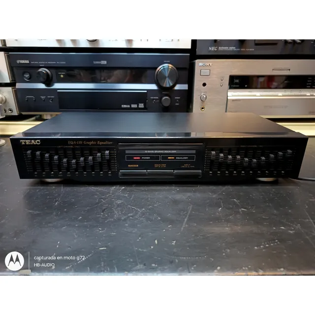 Ecualizador 10 + 10 Teac Eqa-110 Impecable Hbaudio