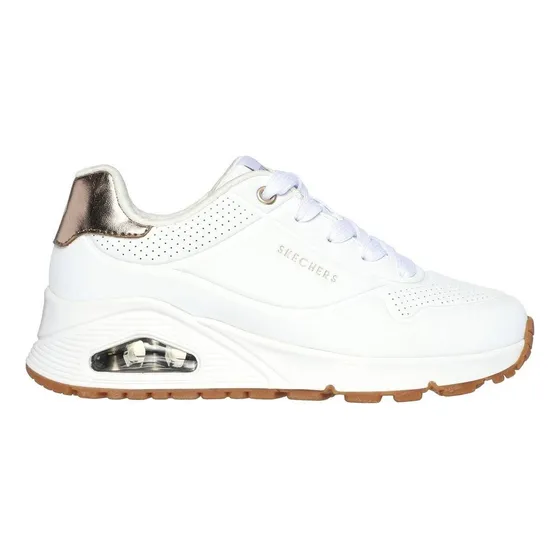 Zapatilla Skechers Uno Gen1-shimmer 155196/wht Para Mujer