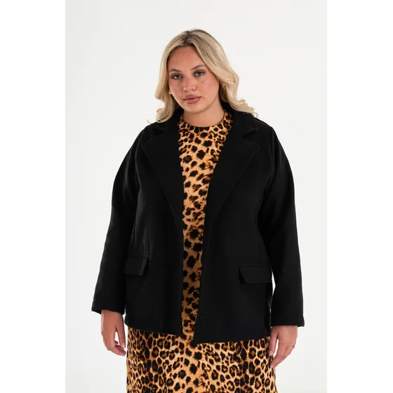 Blazer / Sobretodo De Paño Moda Mujer Talles Grandes