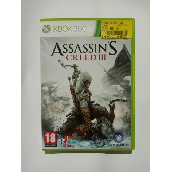 Assassins Creed 3 Xbox 360 Original