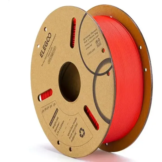 Filamento Elegoo Pla 1.75mm 1kg Color Rojo