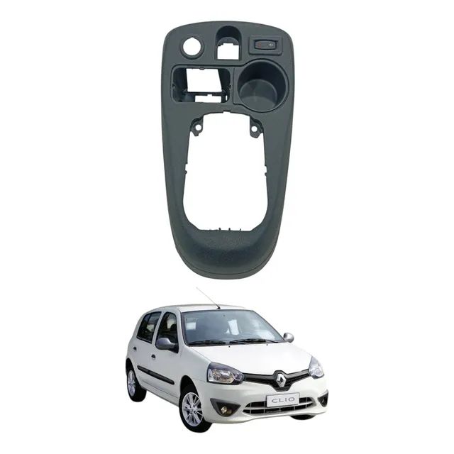 Moldura Console Central Renault Clio 1.0 16v 2014 2016 Usado