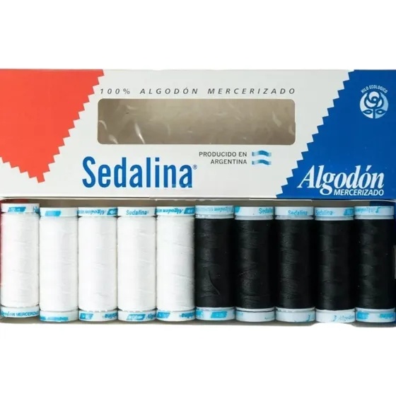 Hilo Bilevich Algodón Sedalina 90m 1mm Caja 10u