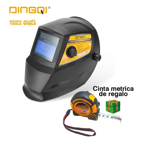 Careta De Soldar Electronica  Ajustable Dingqi Solar 