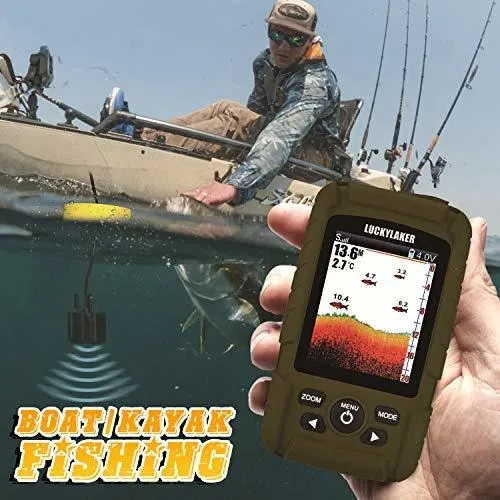Profundidad Agua Buscador Pece Impermeable Portatil Para