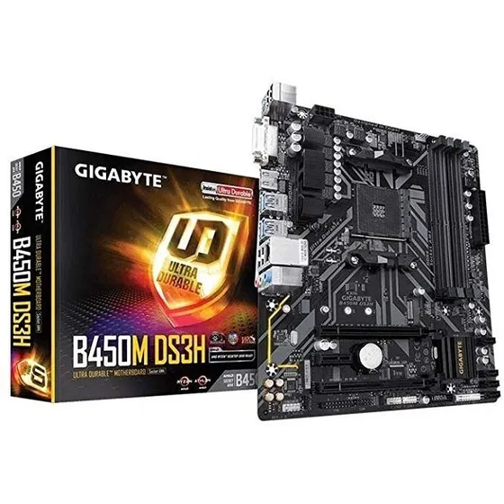 Placa Mãe Gigabyte Ultra Durable B450M DS3H Rev. 1.x