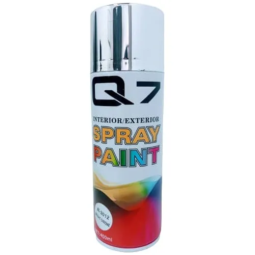 Pintura En Spray Cromado Marca Q7 