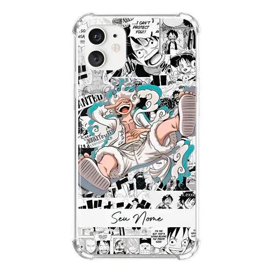 Capa Capinha Personalizada Com Nome One Piece Gear 5