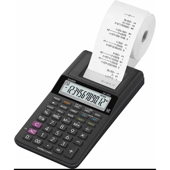Calculadora Sumadora Casio Hr-10rc 12 Digitos Original