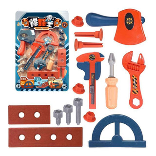 Juguete Juego De Herramientas Construccion Niños 15 Piezas Juguete Juego De Herramientas Construccion Niños 15 Piezas