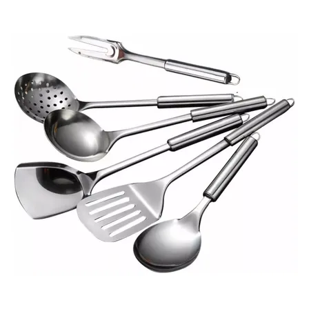 Set 6 Utensilios De Cocina Acero Inoxidable Premium - Cukin