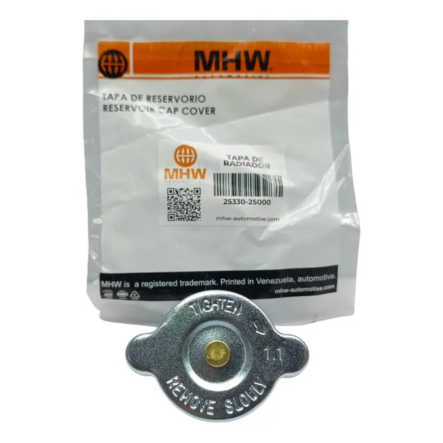 Tapa Radiador Hyundai Accent1.3/1.5/getz 1.3 Marca Mhw