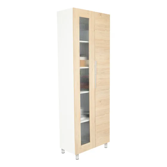Mueble Alacena Fendi Rta Blanco + Rovere