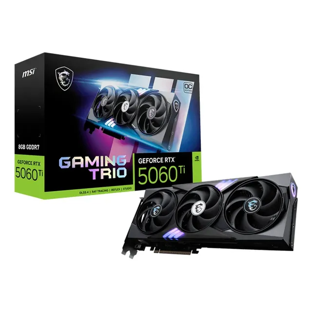 Placa de video Nvidia MSI GeForce OC RTX Series 50 RTX 5060 Ti 8gb OC Edition 8GB