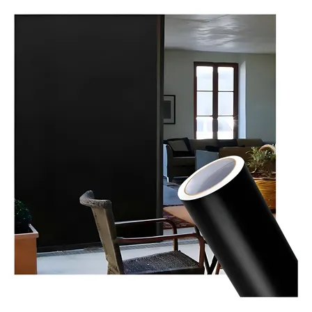 Adesivos Preto Fosco Blackout Bloqueio Porta Janelas 1m X 3m