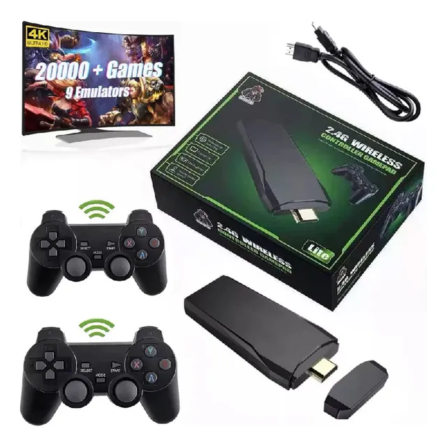 Consola De Juegos Retro Inalámbrica Android Tv Box 64gb