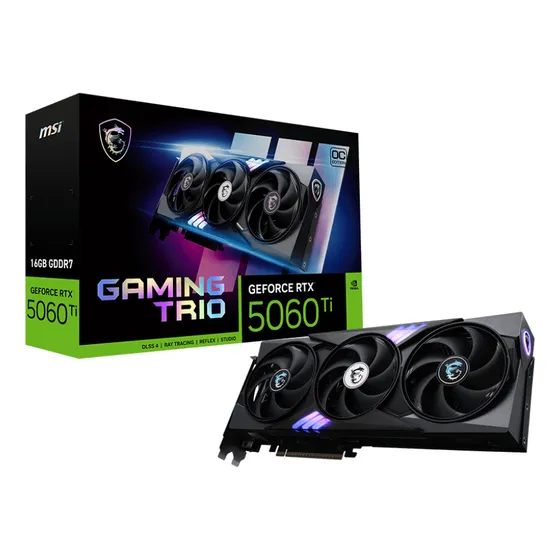 Msi Rtx 5060ti 16gb Gaming X Trio 3 Fans