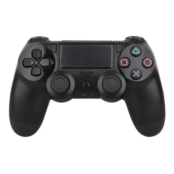 Control Gamepad Inalámbrico Njoytech Para Ps4 Y Pc Negro