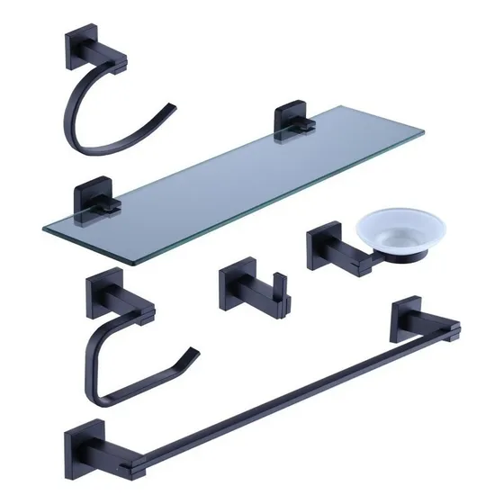 Kit Acessórios Banheiro Metal Cromado Leve Defeito Conjunto