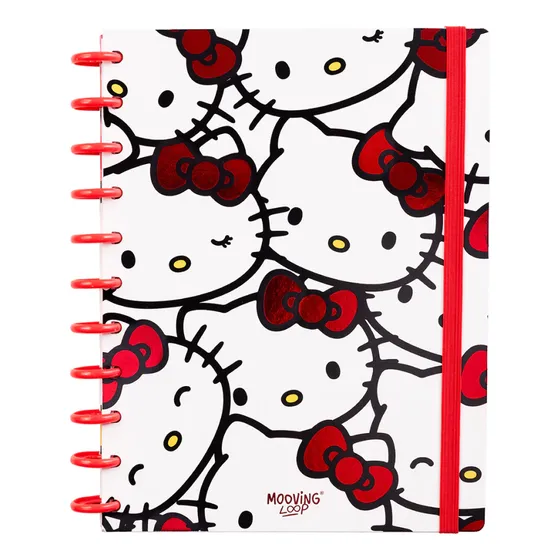 Cuaderno Hello Kitty A4 Sistema Disco Mooving Sharif Express Color Unico