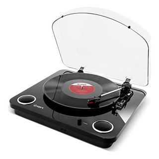 Ion Audio Max Lp Negro | Tocadiscos De Conversión De Vinilo Ion Audio Max Lp Negro | Tocadiscos De Conversión De Vinilo
