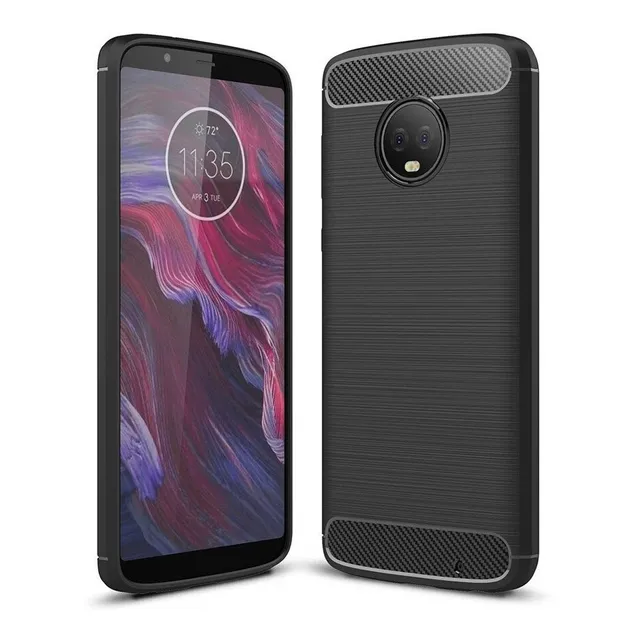 Funda Antigolpe Tpu Carbono Para Moto G6 Plus Play 