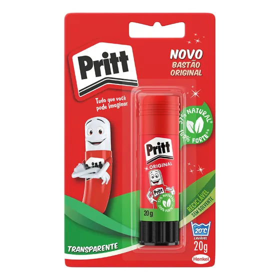 Cola Bastão Pritt Stick de 20g - Branco