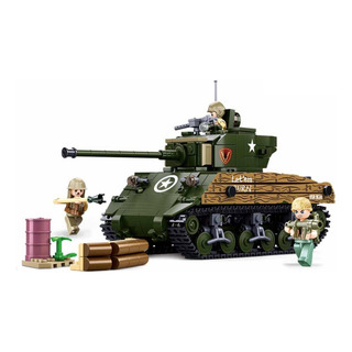 Tanque 2da Guerra Mundial M4a3 Sherman , Compatible Lego Tanque 2da Guerra Mundial M4a3 Sherman , Compatible Lego