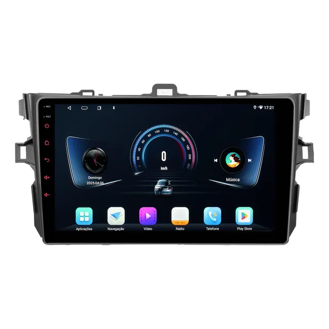 Multimidia Corolla 2009/2013 Android 14 Octacor 6gb 128gb 9p