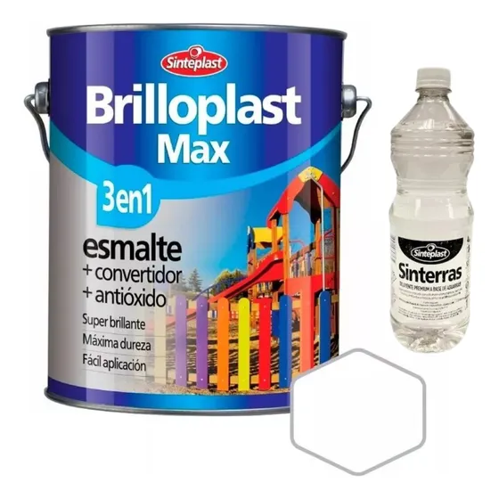 Brilloplast 3en1 Esmalte Convertidor Sinteplast Blanco 20lt