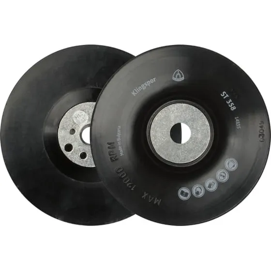 Suporte Disco Lixa Lixadeira 4 1/2 + Flange M14 Klingspor