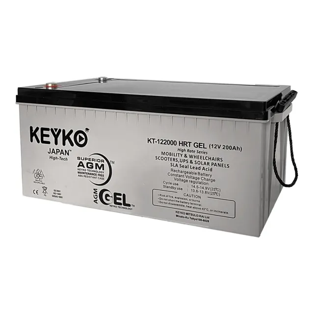 Bateria De Gel 12v 200ah Ciclo Profundo Panel Solar Keyko