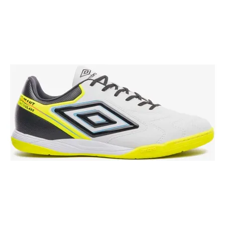 Chuteira Futsal Masculina Adamant Master Class Club Umbro Branco/preto/limao 41 Br