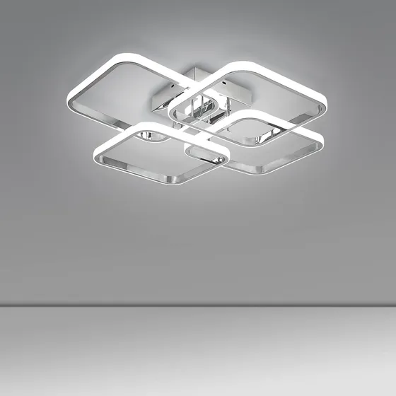 Lámpara De Techo Moderna Led Curva Para Sala Comedor Cuartos