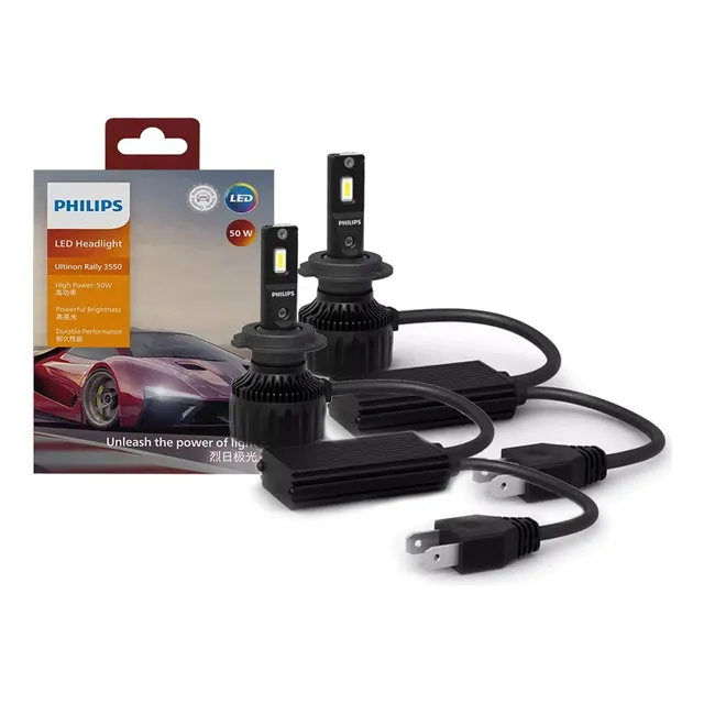 Faro Led Philips Ultinon Rally 3550 H7 H11 Hb3 Hb4 Hir2