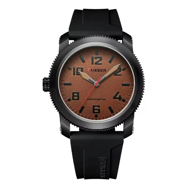 Reloj Hombre Curren 8454 Deportivo Duradero Correa Silicona