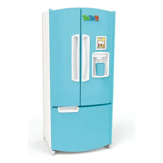 Ta Te Ti Frost Fun 0223 refrigerador celeste con accesorios