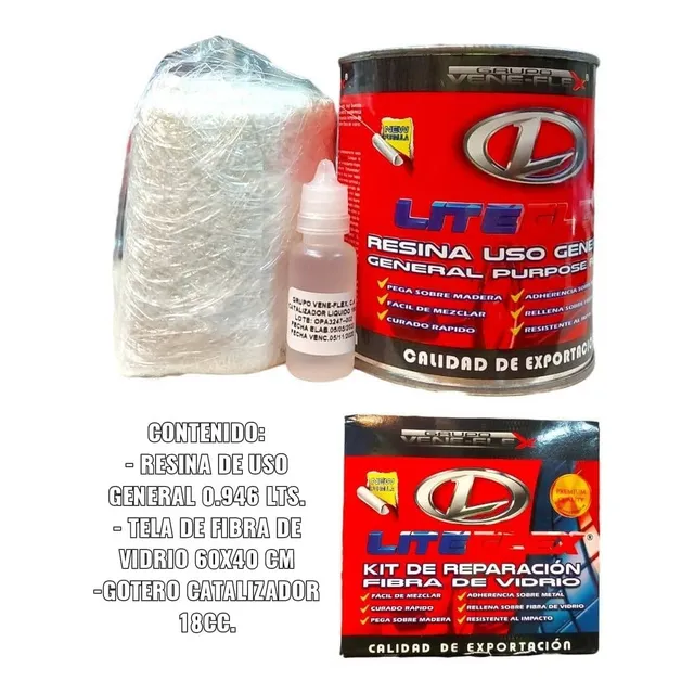 Kit Fibra De Vidrio Liteflex Cuarto