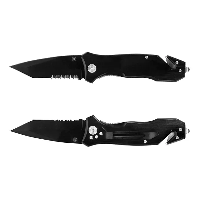 Navaja Tactica Militar Rescatista Full Metal Camping